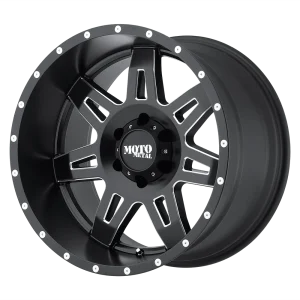 Moto Metal – MO975 – Black – 20″x10″ -24mm – Summer Wheels – MO97521050924N